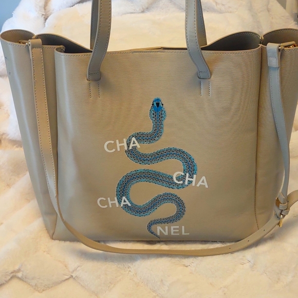 Cha Cha Cha Nel Snake Logo Tote by LA/TC Los Angeles Trading Company - Picture 2 of 16